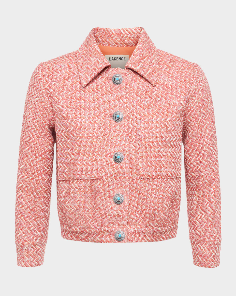 Jia Cropped Tweed Jacket